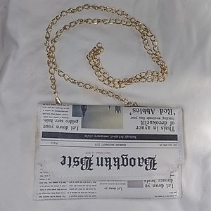 Newspaper shoulder bag